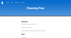 Desktop Screenshot of channingpear.com