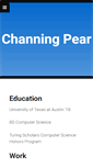 Mobile Screenshot of channingpear.com